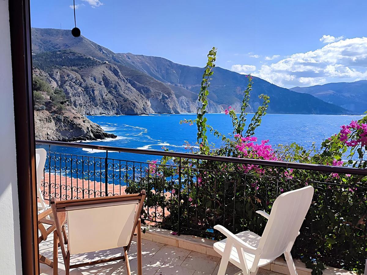 Panorama Apartments Asos Bagian luar foto